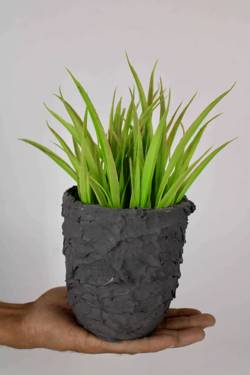 Classic Ceramic Planter — 5" Dia × 5" Height — Primary View