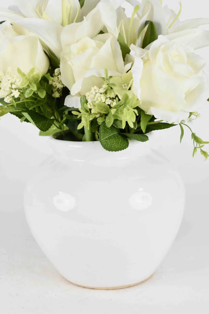 Classic Ceramic Planter — 4.5" Dia × 5" Height — Primary View