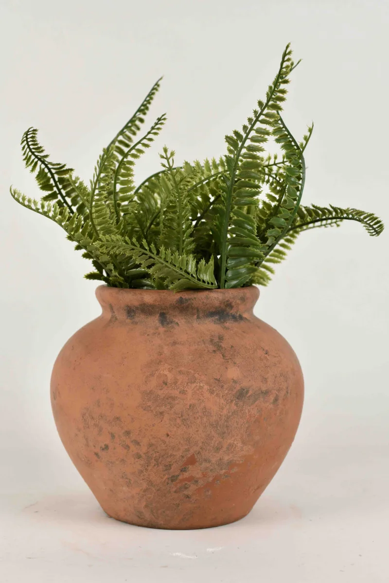 Classic Ceramic Planter — 4" Dia × 4" Height — Primary View