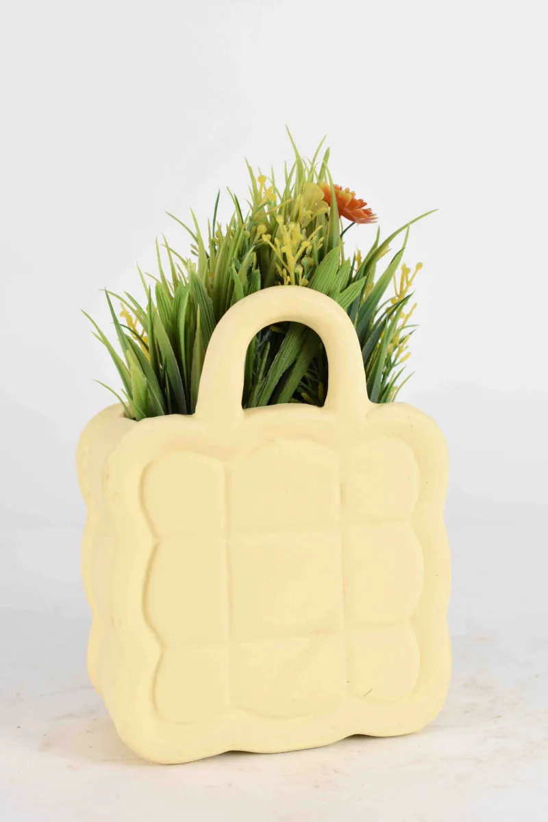 Classic Ceramic Planter — 4.5" Dia × 5" Height — Primary View