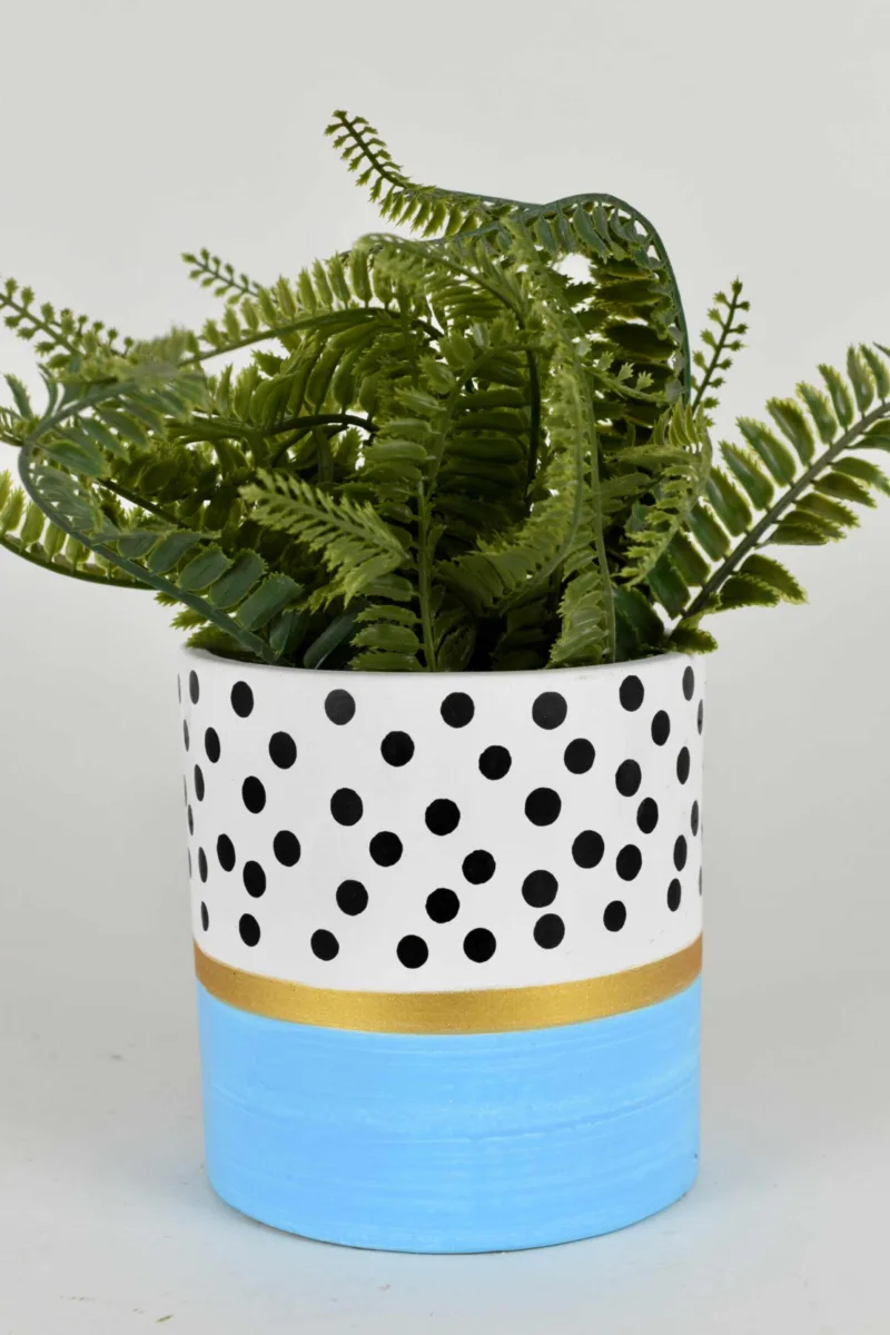 Classic Ceramic Planter — 3" Dia × 3.5" Height — Primary View