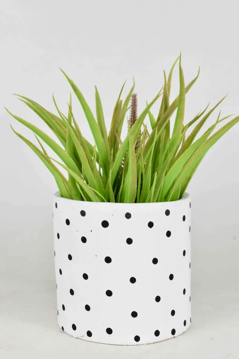 Classic Ceramic Planter — 5" Dia × 4" Height — Primary View
