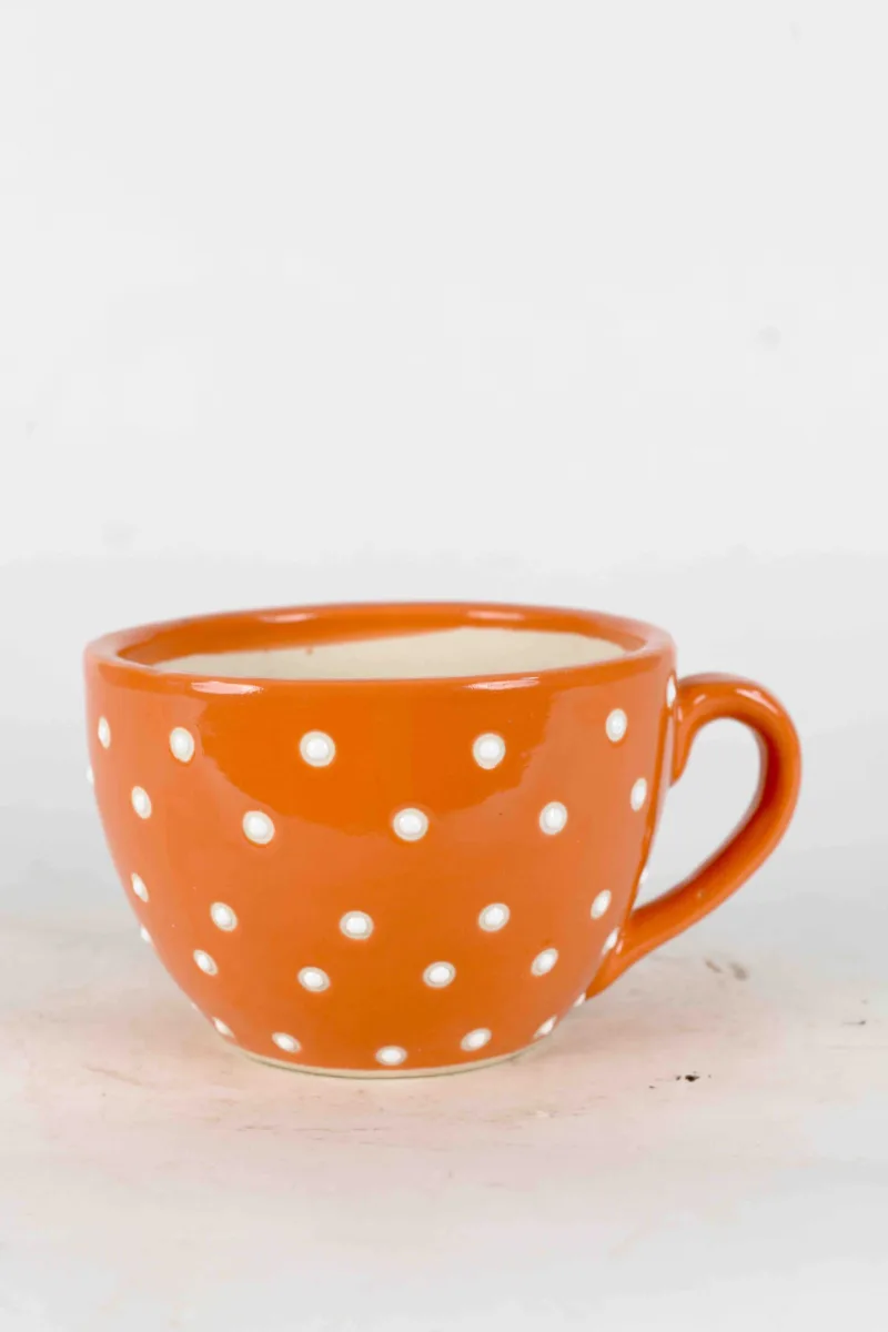 Classic Ceramic Planter — 6" Dia × 4" Height — Primary View
