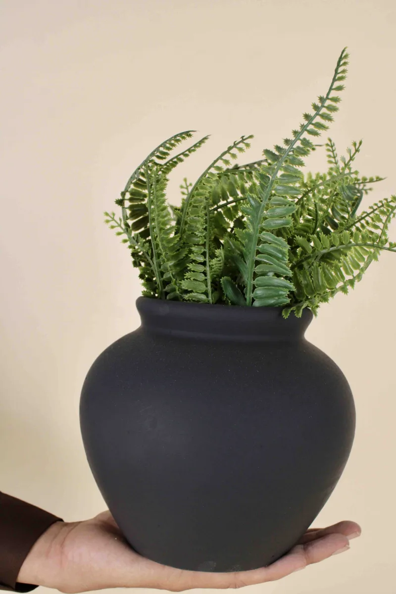 Classic Ceramic Planter — 5.5" Dia × 4.5" Height — Primary View