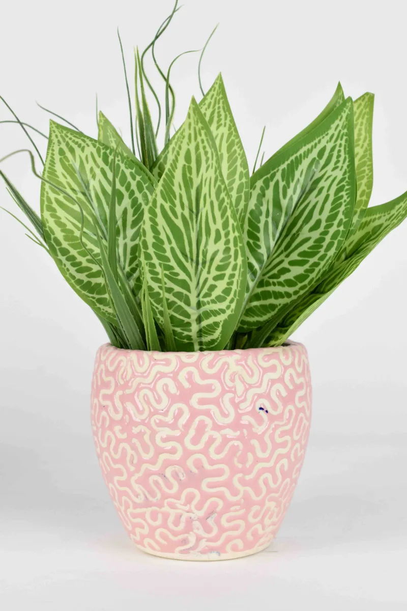 Classic Ceramic Planter — 4" Dia × 4" Height — Primary View