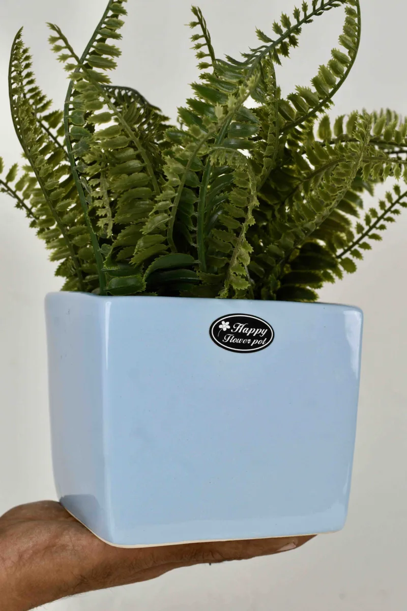 Classic Ceramic Planter — 4.5" Dia × 4" Height — Primary View