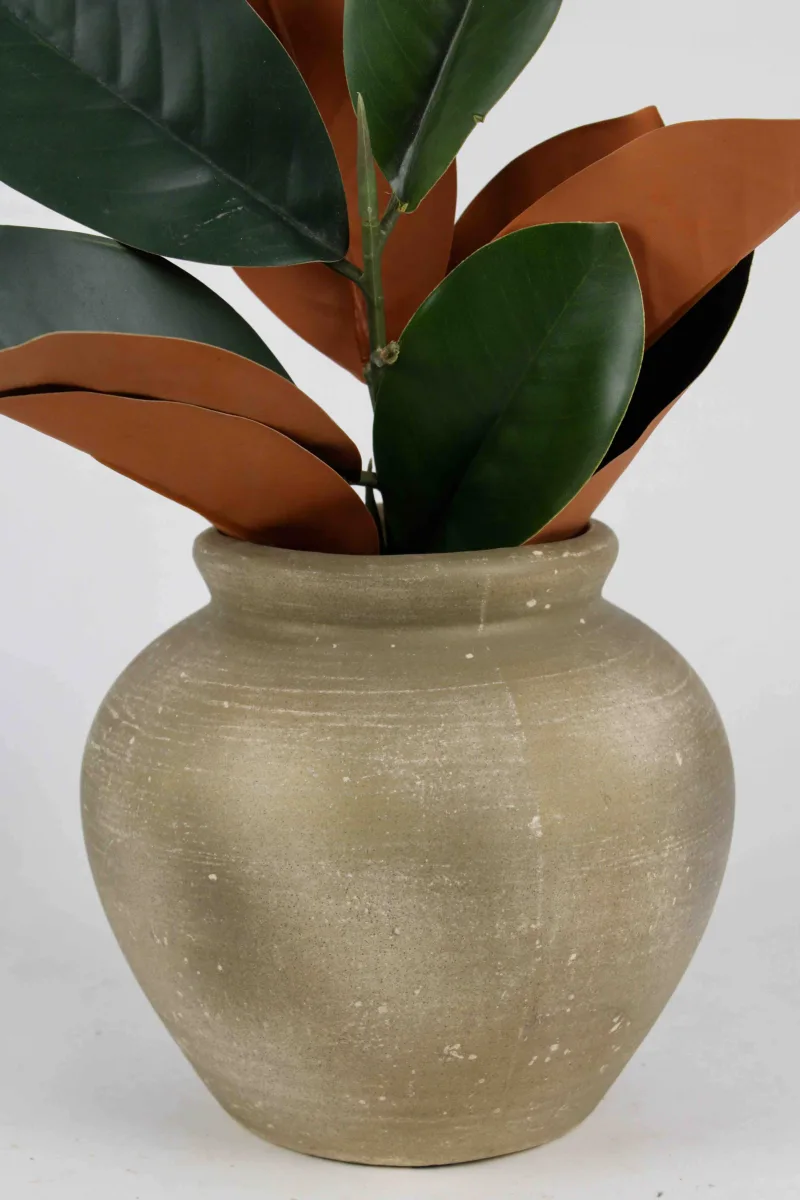 Classic Ceramic Planter — 9" Dia × 10" Height — Primary View