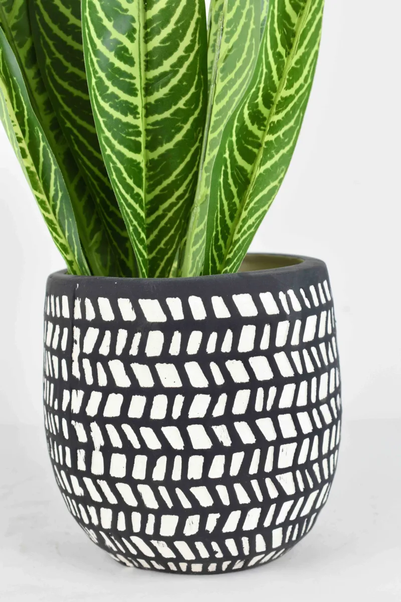 Classic Ceramic Planter — 5" Dia × 5" Height — Primary View