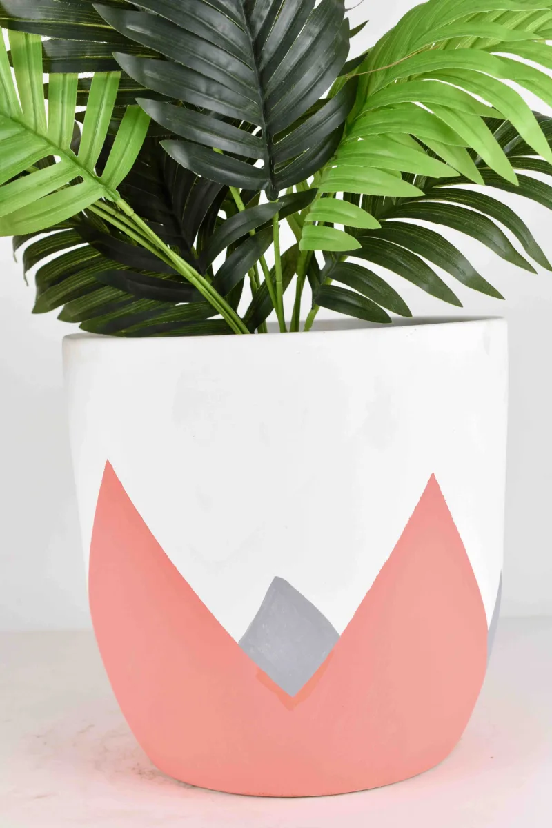 Classic Ceramic Planter — 5" Dia × 0.6" Height — Primary View