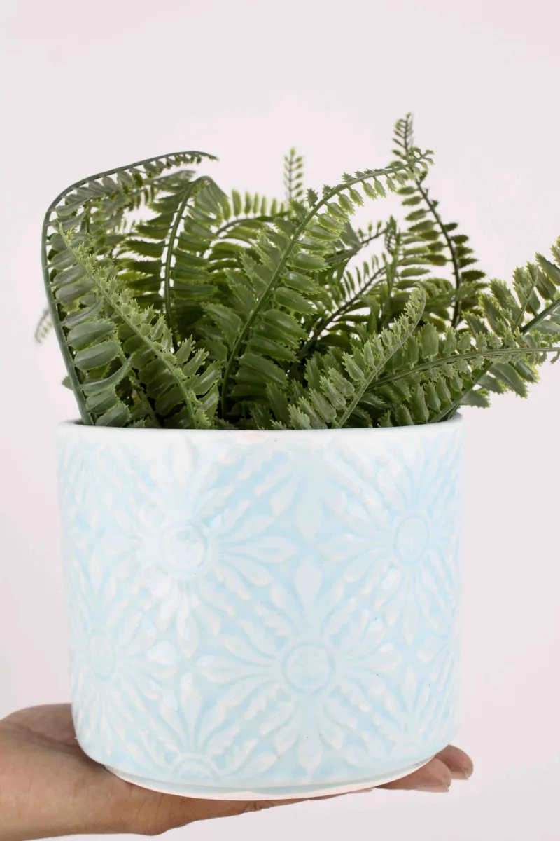 Classic Ceramic Planter — 6" Dia × 6" Height — Primary View