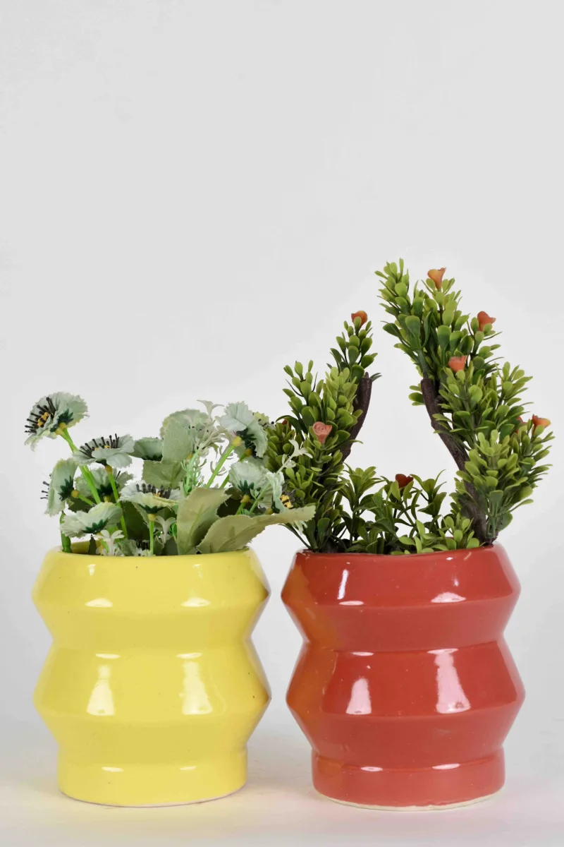Classic Ceramic Planter — 9" Dia × 10" Height — Primary View