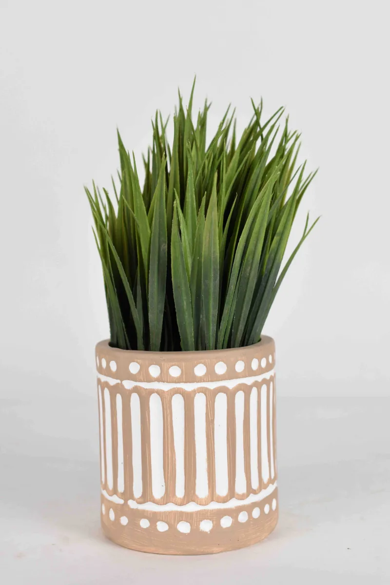 Classic Ceramic Planter — 4" Dia × 5" Height — Primary View