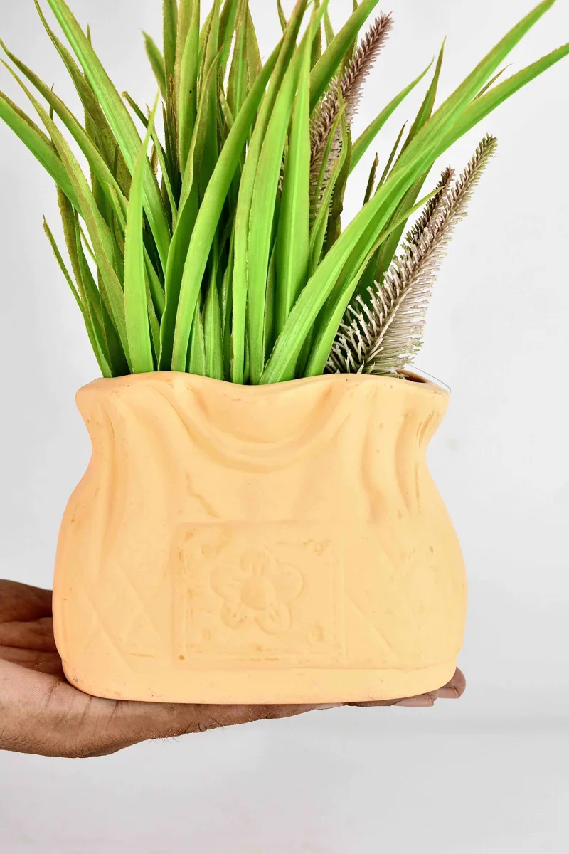 Classic Ceramic Planter — 5.5" Dia × 4.5" Height — Primary View
