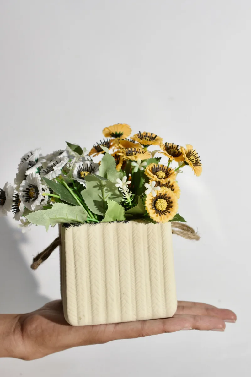 Classic Ceramic Planter — 4.5" Dia × 4.5" Height — Primary View