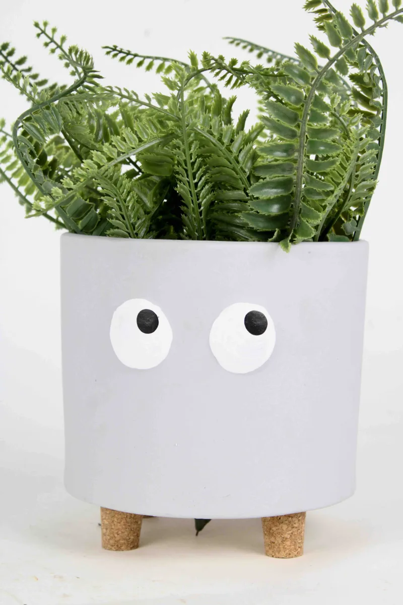 Classic Ceramic Planter — 4" Dia × 4.5" Height — Primary View
