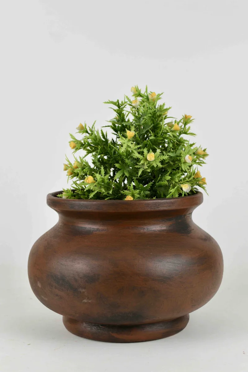 Classic Ceramic Planter — 4.5" Dia × 4" Height — Primary View