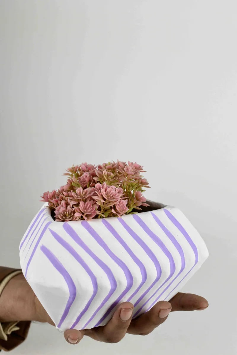 Classic Ceramic Planter — 4.5" Dia × 5" Height — Primary View