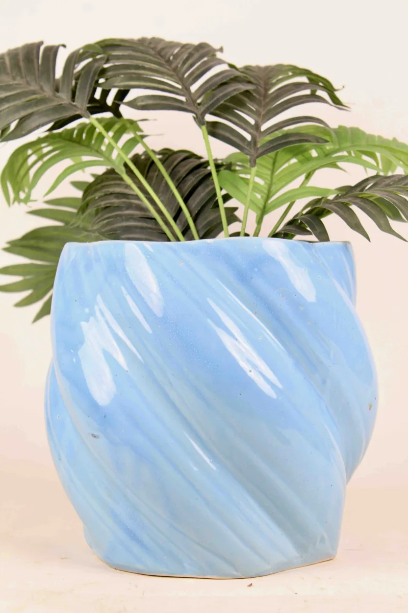 Classic Ceramic Planter — 5" Dia × 4" Height — Primary View