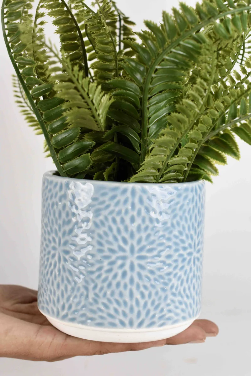 Classic Ceramic Planter — 10" Dia × 7" Height — Primary View