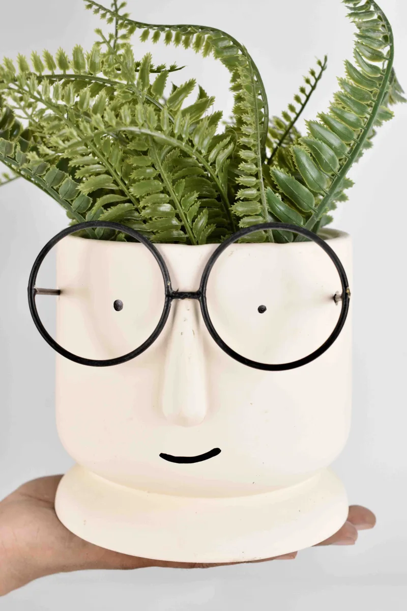 Classic Ceramic Planter — 6" Dia × 5" Height — Primary View