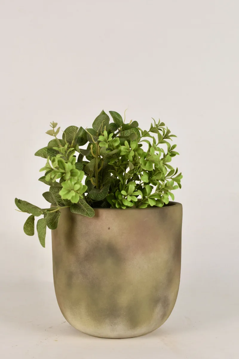 Classic Ceramic Planter — 7" Dia × 7" Height — Primary View