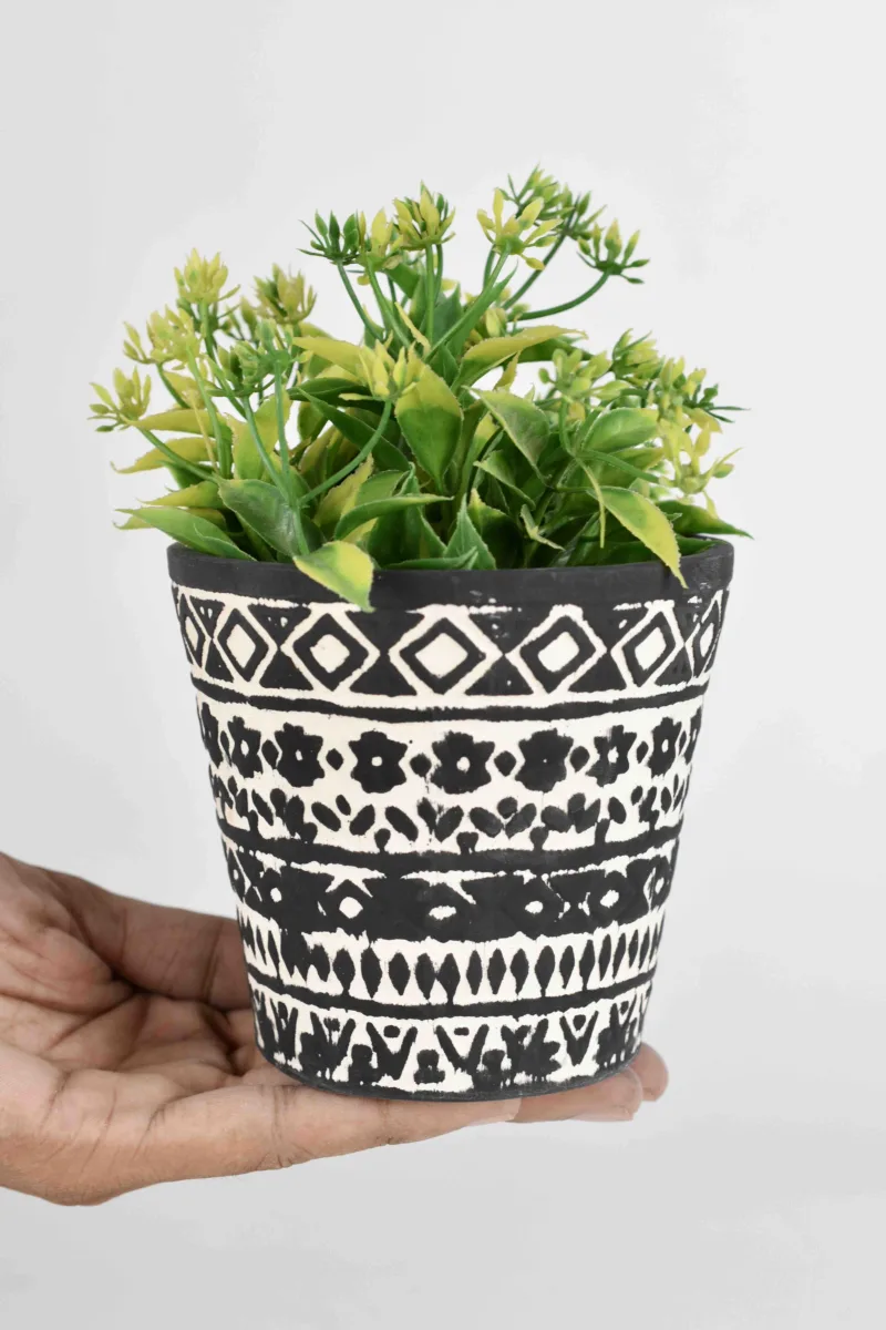 Classic Ceramic Planter — 4.5" Dia × 4.5" Height — Primary View