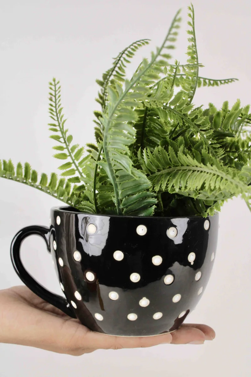 Classic Ceramic Planter — 6" Dia × 5" Height — Primary View