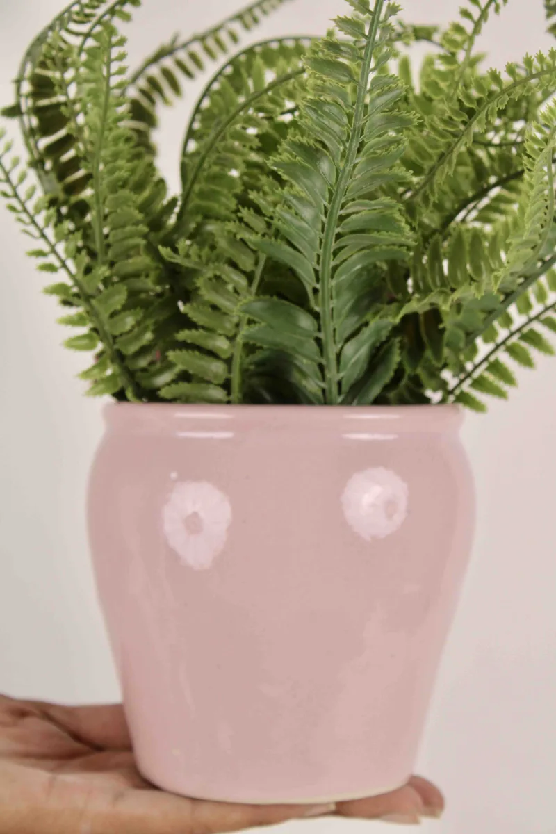 Classic Ceramic Planter — 8.5" Dia × 8" Height — Primary View