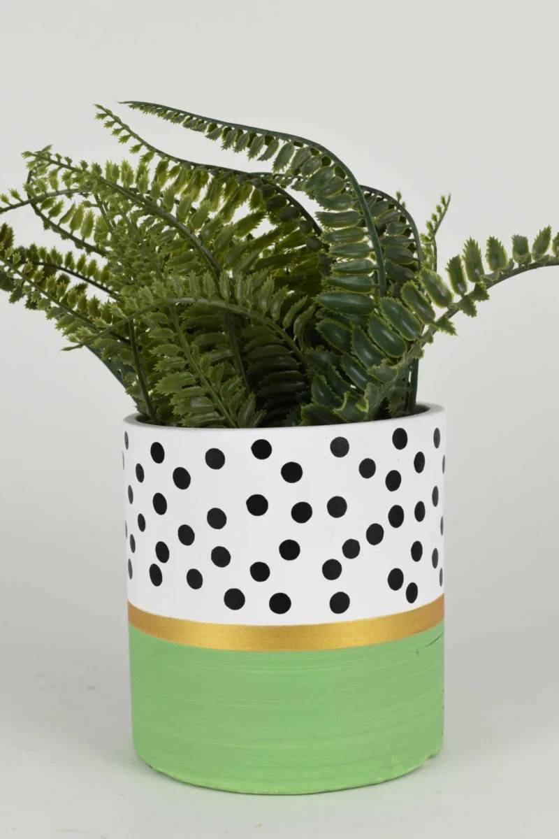 Classic Ceramic Planter — 7" Dia × 7" Height — Primary View