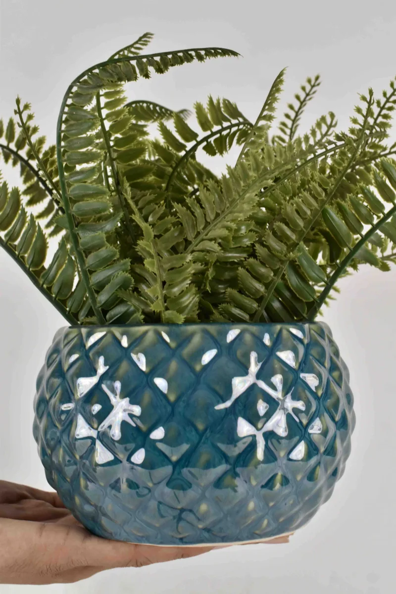 Classic Ceramic Planter — 5" Dia × 5" Height — Primary View