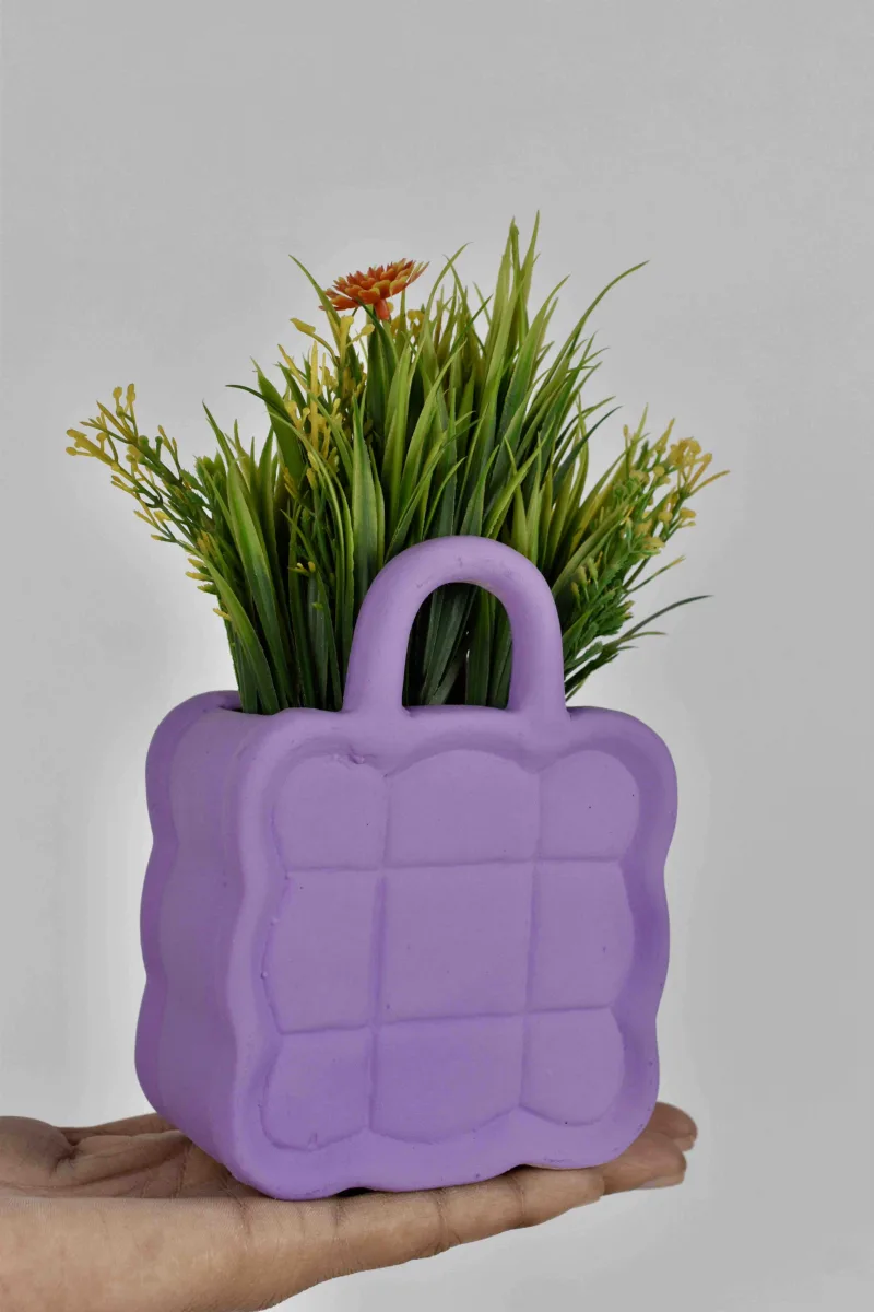 Classic Ceramic Planter — 4.5" Dia × 4" Height — Primary View