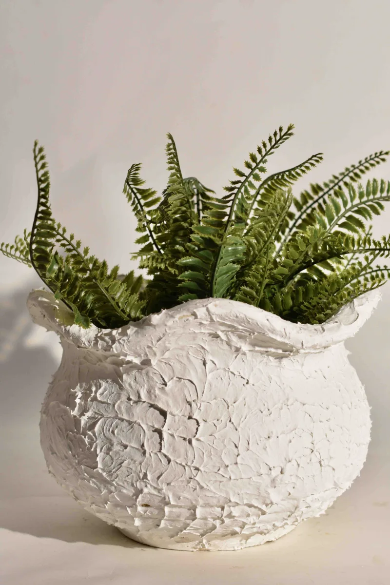 Classic Ceramic Planter — 5" Dia × 5" Height — Primary View