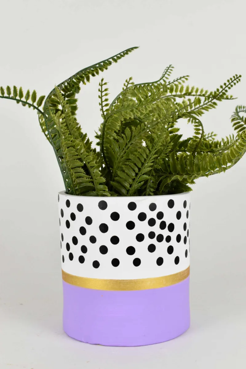 Classic Ceramic Planter — 5.5" Dia × 4.5" Height — Primary View