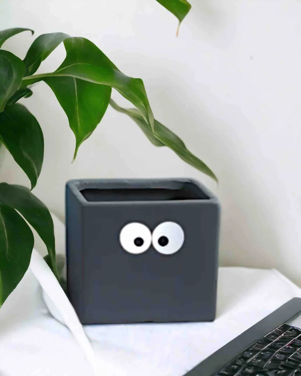 Classic Ceramic Planter — 5" Dia × 6" Height — Primary View