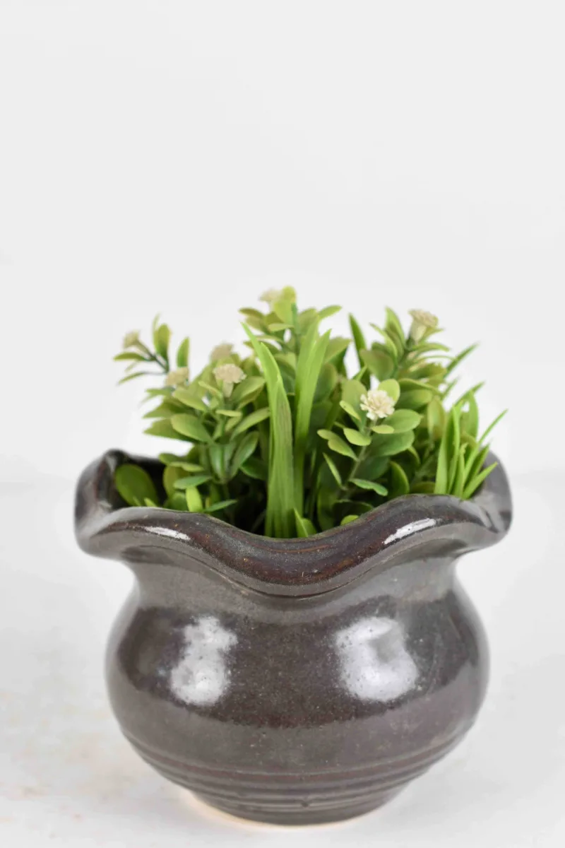 Classic Ceramic Planter — 5" Dia × 4.5" Height — Primary View