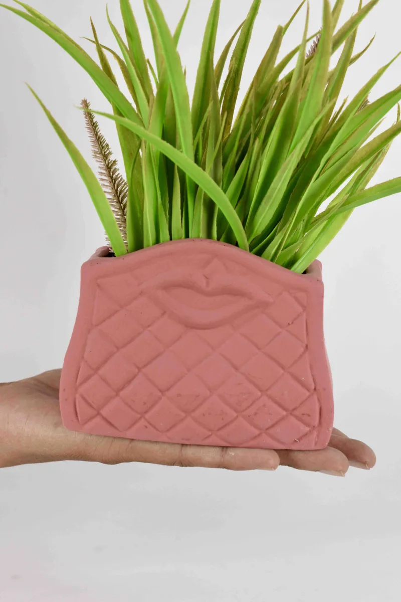 Classic Ceramic Planter — 4" Dia × 4.5" Height — Primary View