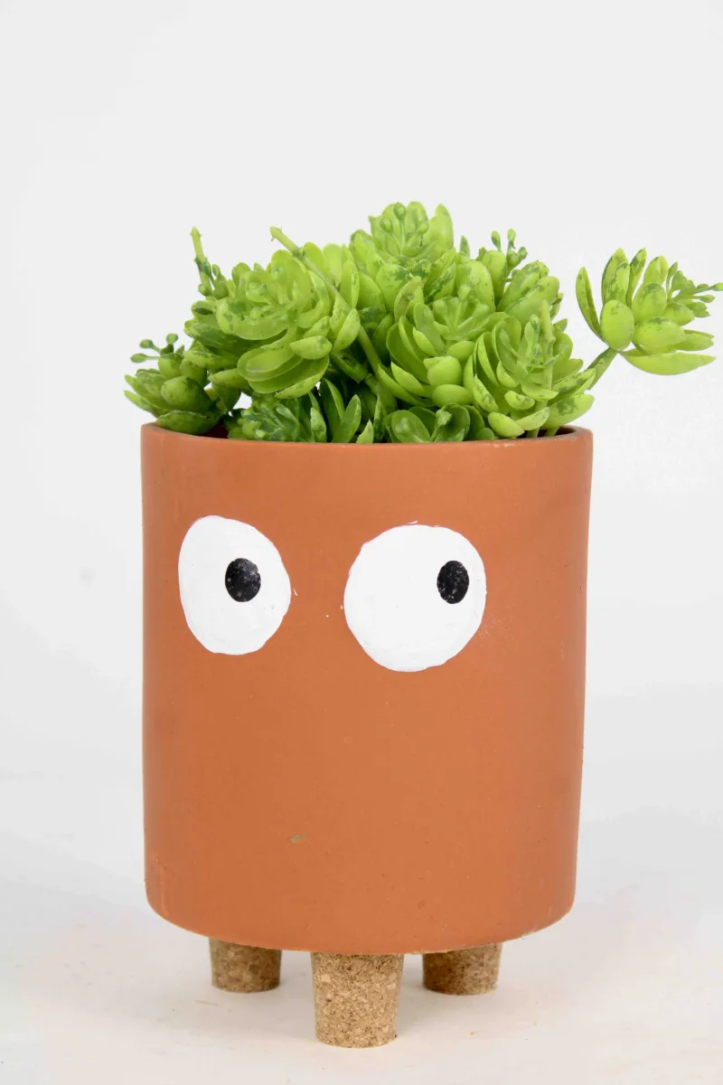 Classic Ceramic Planter — 7.5" Dia × 6.5" Height — Primary View