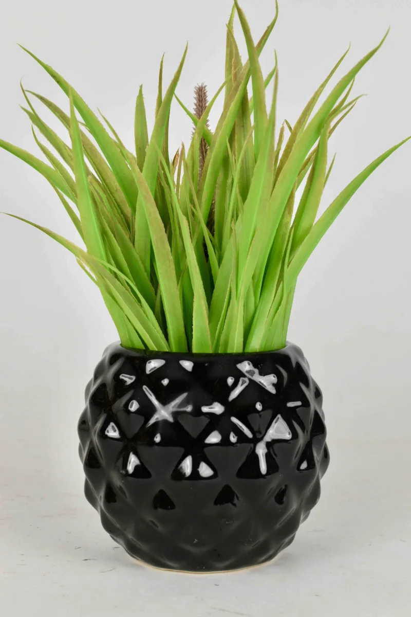 Classic Ceramic Planter — 4.5" Dia × 4" Height — Primary View