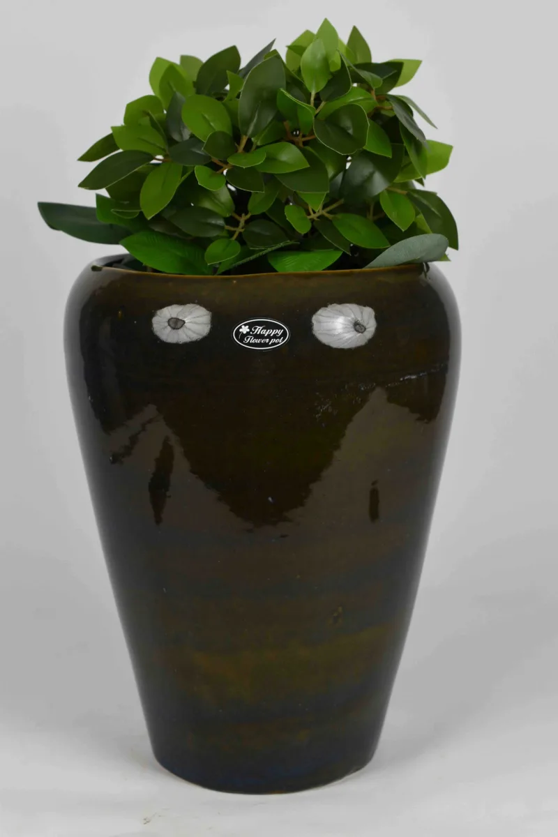 Classic Ceramic Planter — 4.5" Dia × 6" Height — Primary View
