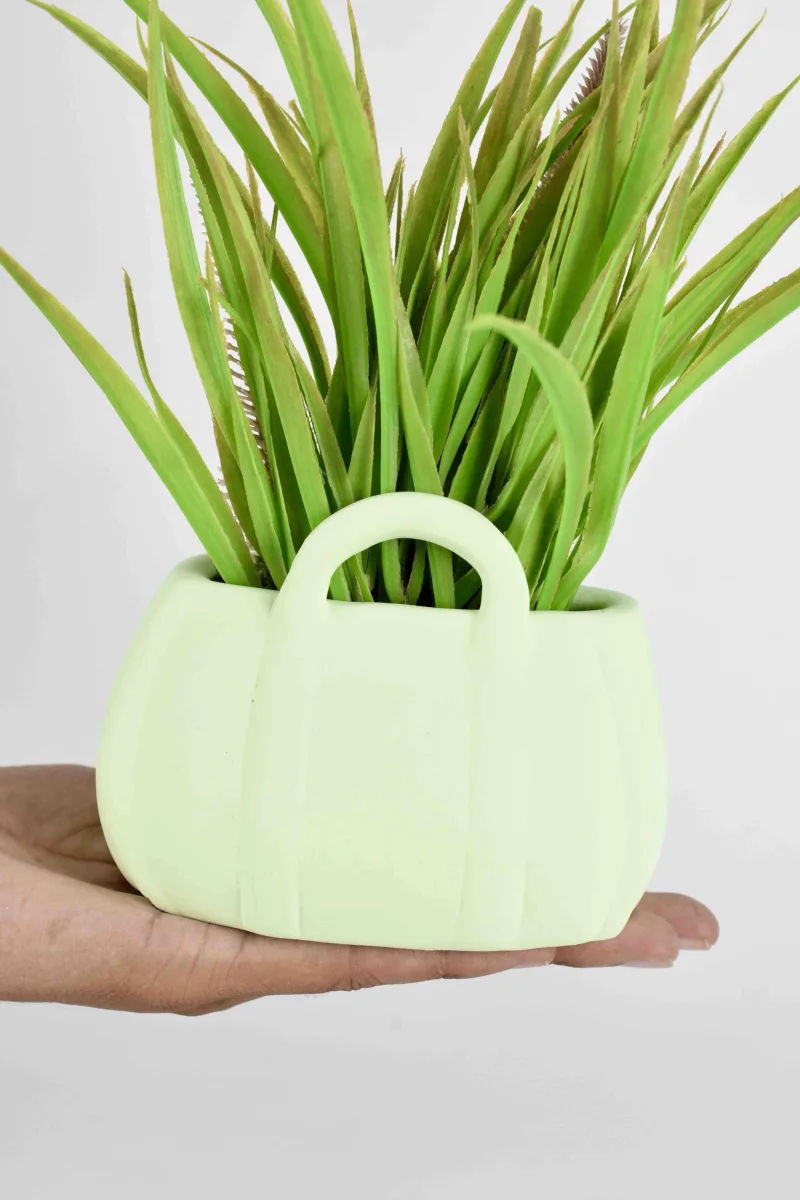 Classic Ceramic Planter — 10" Dia × 14" Height — Primary View
