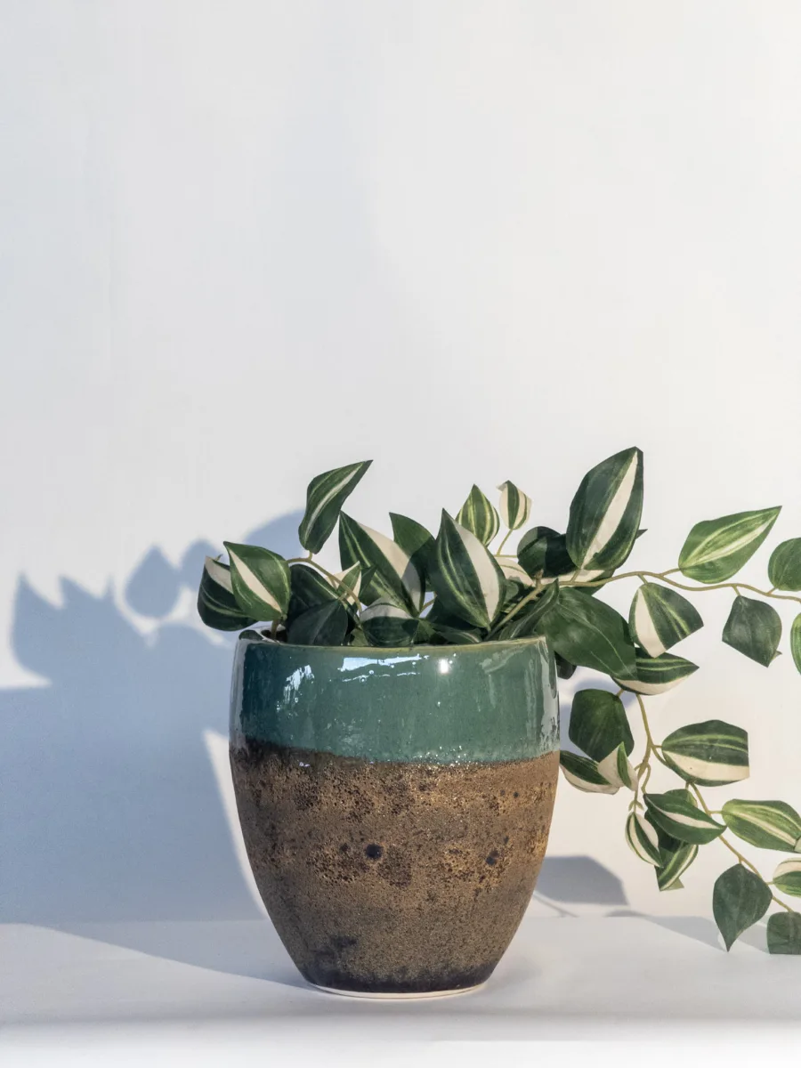 Classic Ceramic Planter — 9.5" Dia × 7" Height — Primary View