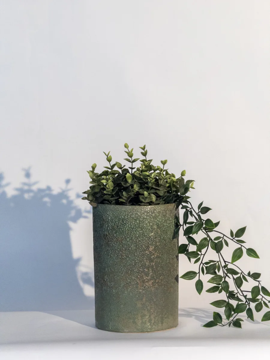 Classic Ceramic Planter — 17" Dia × 4" Height — Primary View