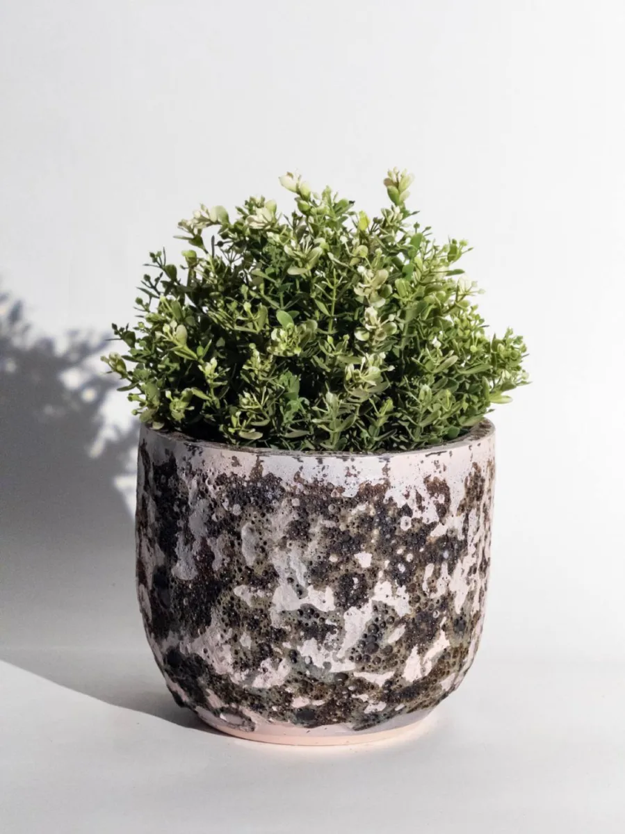 Classic Ceramic Planter — 10" Dia × 9.5" Height — Primary View