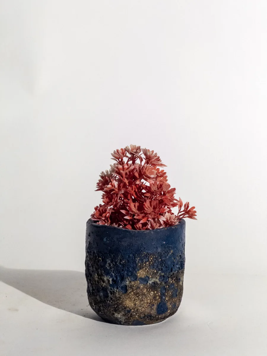Classic Ceramic Planter — 9" Dia × 6.5" Height — Primary View