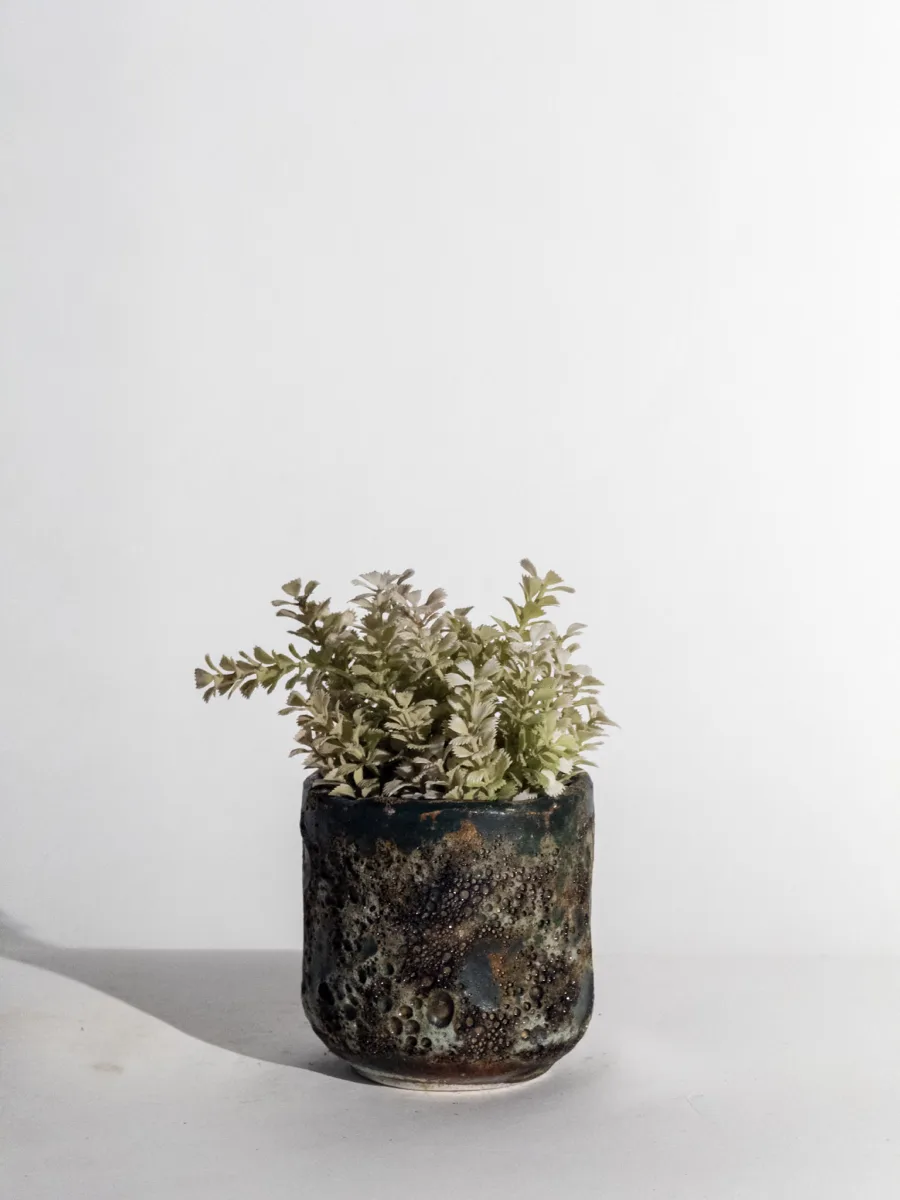 Classic Ceramic Planter — 7" Dia × 6" Height — Primary View