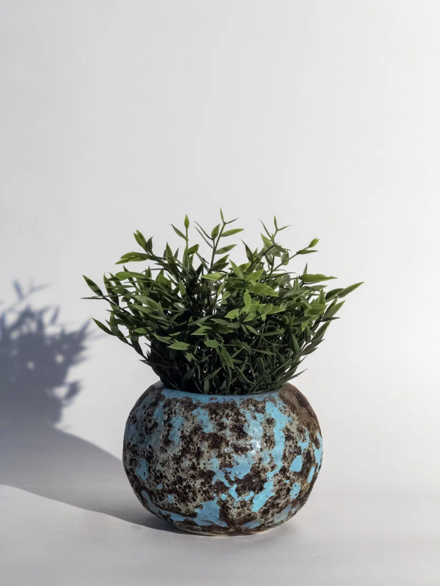 Classic Ceramic Planter — 4.5" Dia × 7" Height — Primary View