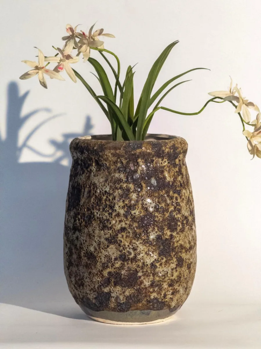Classic Ceramic Planter — 4.5" Dia × 7" Height — Primary View