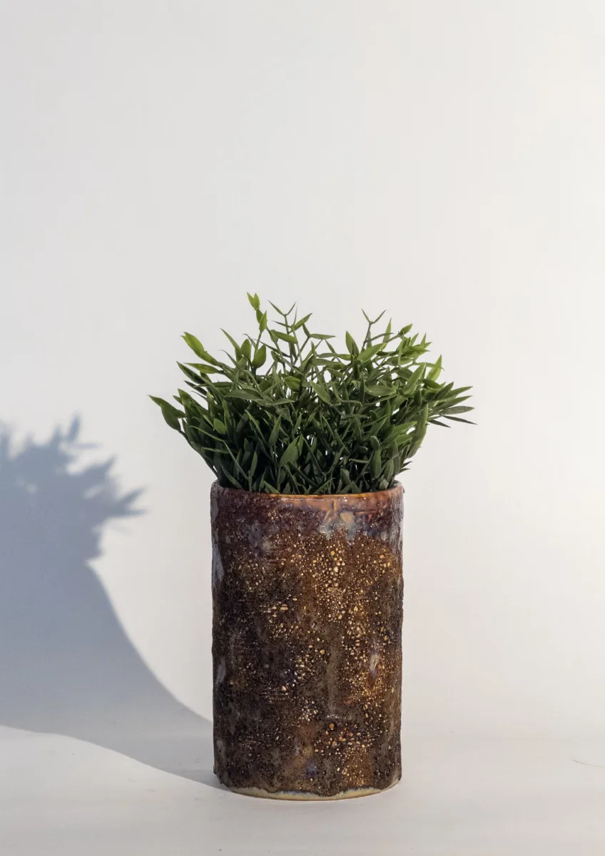 Classic Ceramic Planter — 4.5" Dia × 7" Height — Primary View