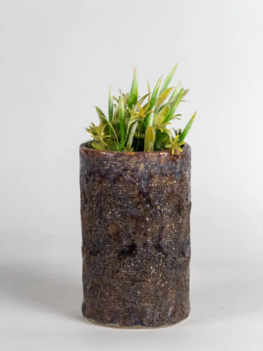 Classic Ceramic Planter — 4.5" Dia × 7" Height — Primary View