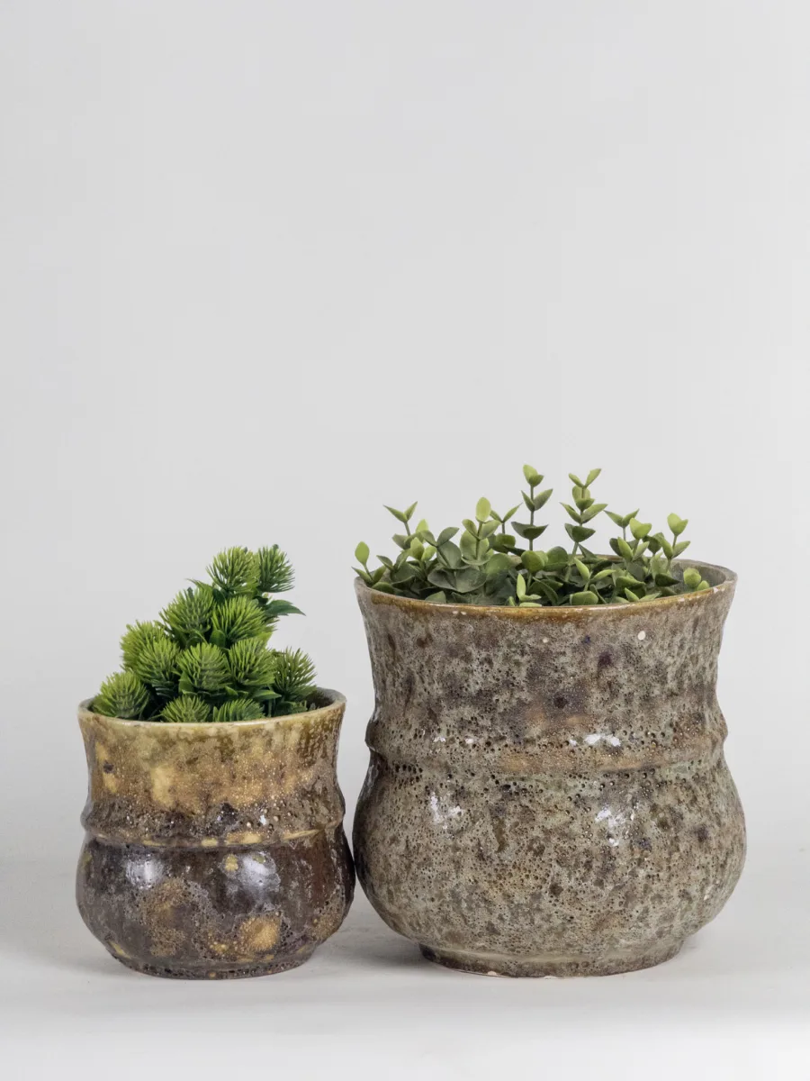Classic Ceramic Planter — 6.5" Dia × 9" Height — Primary View